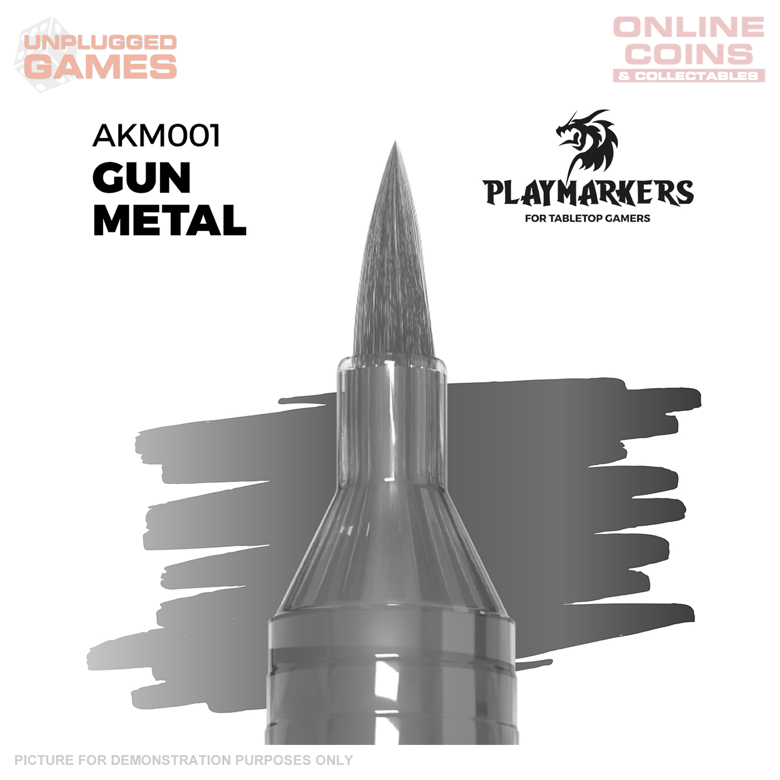 AK Interactive - Playmarkers - GUN METAL